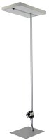 Gebrauchte Stehleuchte / Lampe REGENT Modell LEVEL OFFICE Silber mit 4 x Leuchtstoffröhren á 55w.
