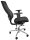 Gebrauchter Bürostuhl INTERSTUHL Modell GOAL 322G Hohe Rückenlehne, Polsterung Schwarz, Chrom Kreuzer