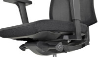 Gebrauchter Bürodrehstuhl / Schreibtischstuhl ProfiM Modell Xenon Net Polsterung Schwarz, Netzlehne, Multifunktionale Stuhl