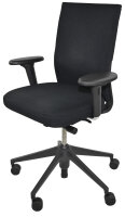 Gebrauchter Bürodrehstuhl VITRA Modell ID Soft Black Special in Schwarz