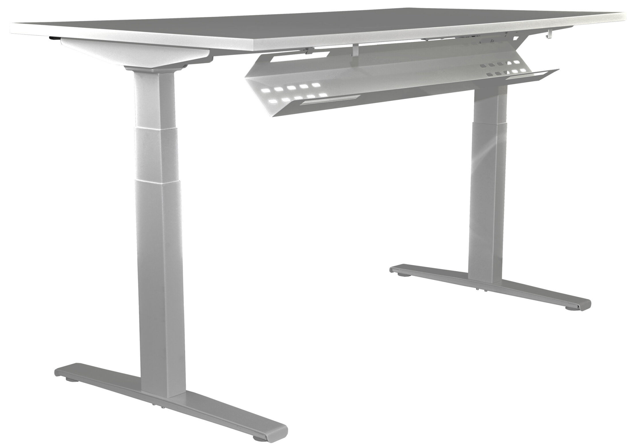 Sitz-Steh-Schreibtisch elektrisch höhenverstellbar von