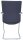 Gebrauchter Freischwinger ROHDE & GRAHL Modell XPENDO Vollgepolstert Grau-Blau, Stapelbar + Stapelplatte, Gestell Silber
