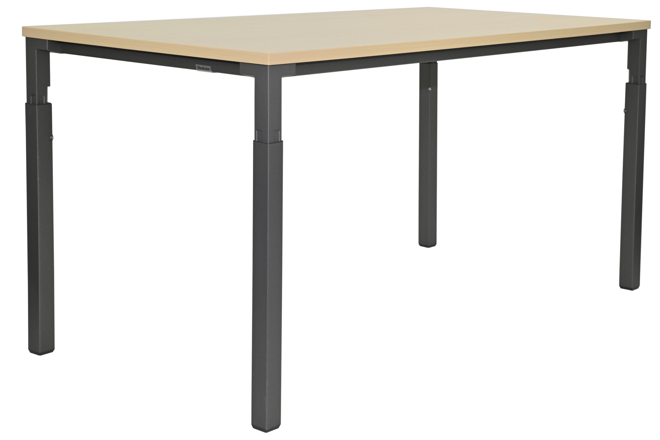Gebrauchter Schreibtisch STEELCASE Modell KALIDRO B180 T80cm Ahorn 4 ...