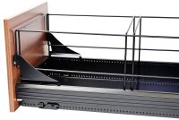 Gebrauchter Rollcontainer ASSMANN Modell PONTIS T80cm, 3 Schübe (1HE+2HE+1Hängeregister), Metall-Griffe, komplett NUSS